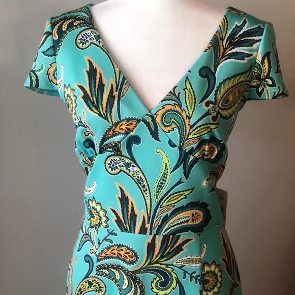 NWT Alexia Admor Cap Sleeve Scuba Dress - Picture 3 of 9